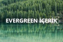 evergreen içerik nedir