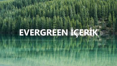 evergreen içerik nedir